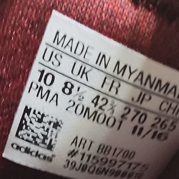 Adidas Fluid Cloudfoam Adiwear ART#BB1700 RARE Colorway! - Picture 13 of 13